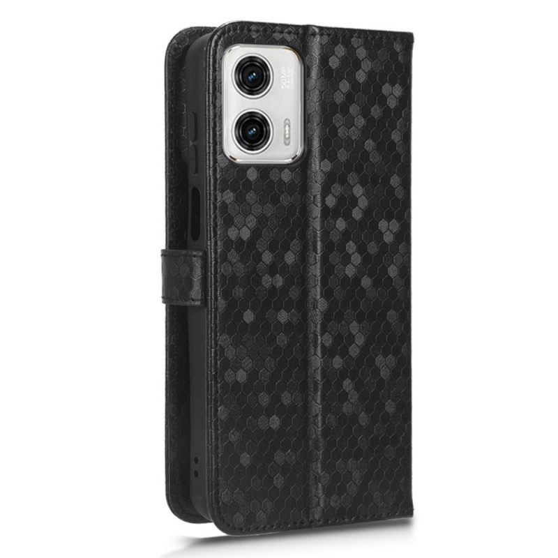 Κάλυμμα Moto G73 5G με κορδονι 3d Strappy Design